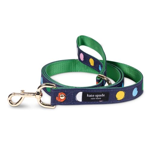 kate spade new york 1,8 m lange Hundeleine, robuste Leine für Hündinnen oder Männer, niedliche Haustier-Leine mit goldfarbenen Metallbeschlägen, lange Hundeleine für mittelgroße und große Hunde kate spade new york 1,8 m lange Hundeleine, robuste Leine für Hündinnen oder Männer, niedliche Haustier-Leine mit goldfarbenen Metallbeschlägen, lange Hundeleine für mittelgroße und große Hunde von Kate Spade New York