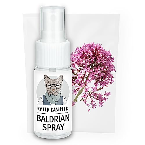 Kater Kasimir Baldrian Spray für Katzen, 100% natürlich ohne Zusatzstoffe. Baldrian Spray Macht langweiliges Katzenspielzeug interessant für die Selbstbeschäftigung von Katzen Kater Kasimir Baldrian Spray für Katzen, 100% natürlich ohne Zusatzstoffe. Baldrian Spray Macht langweiliges Katzenspielzeug interessant für die Selbstbeschäftigung von Katzen von Kater Kasimir
