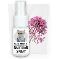 Kater Kasimir Baldrian-Spray. Rein natürlich im 30ml Pumpzerstäuber von Kater Kasimir