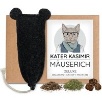 Kater Kasimir MÄUSERICH Deluxe - Die XL Spielmaus, handgemacht, aus echtem Wollfilz mit BIO-Katzenminze, BIO-Baldrian und Matatabi-Früchten Kater Kasimir MÄUSERICH Deluxe - Die XL Spielmaus, handgemacht, aus echtem Wollfilz mit BIO-Katzenminze, BIO-Baldrian und Matatabi-Früchten von Kater Kasimir