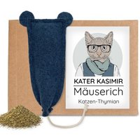 Kater Kasimir MÄUSERICH - XL Spielmaus, handgemacht aus echtem Wollfilz mit Katzen-Thymian Kater Kasimir MÄUSERICH - XL Spielmaus, handgemacht aus echtem Wollfilz mit Katzen-Thymian von Kater Kasimir