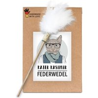 Kater Kasimir Federwedel für Katzen aus echten Naturfedern von Kater Kasimir
