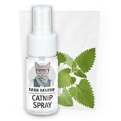 Kater Kasimir Katzenminze Spray für Kratzbaum, 100% natürlich ohne Zusatzstoffe, Catnip Spray von Kater Kasimir