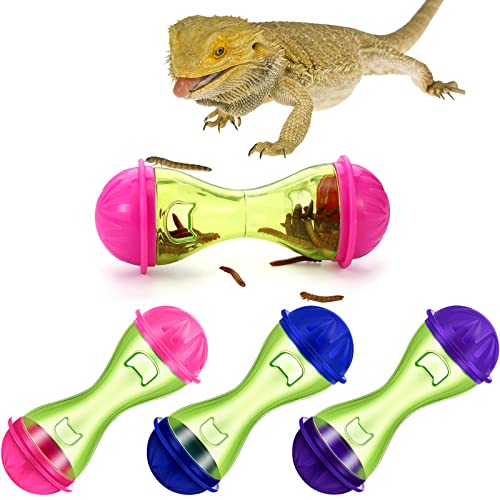 3 Stück Bartdrachen Spielzeug Reptilienanreicherung Spielzeug Bartdrache Tank Zubehör Reptilienfutter Spielzeug Ball Interaktives Spielzeug für Eidechse Reptilien Tank Dekor Gecko Kleintiere von Kathfly