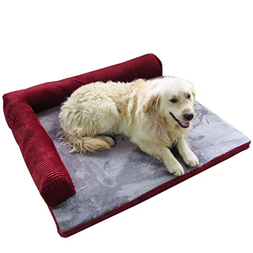 Katigan Hunde Bett für GrooE Hunde Haustier Haus Sofa Matt Hunde Betten Winter Zwinger Soft Haustier Katze Haus Decke Kissen für Husky Labrador Rot Katigan Hunde Bett für GrooE Hunde Haustier Haus Sofa Matt Hunde Betten Winter Zwinger Soft Haustier Katze Haus Decke Kissen für Husky Labrador Rot von Katigan
