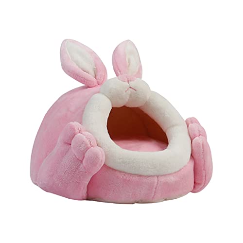 Hamsterbett Zuckergleiter Ratte Kleintier Höhle Bett Schlafen rutschfest gut aussehend gute Widerstandsfähigkeit rosa S von Katolang