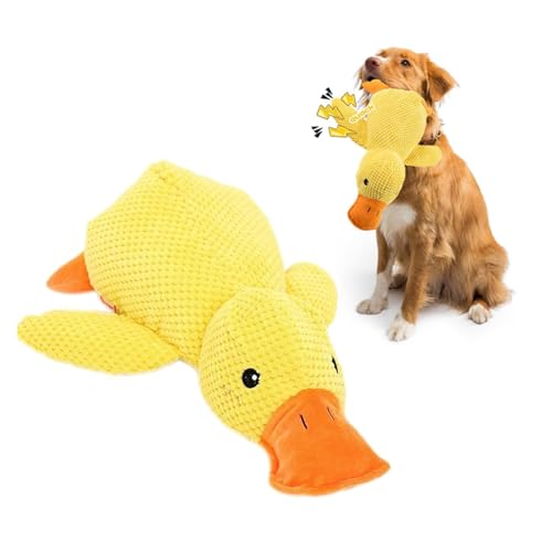 Katomi Anti-Stress Ente für Hunde – Plüsch Spielzeugente, Stressabbau Hundespielzeug, Quietschendes Anti-Stress Spielzeug für Kleine, Mittlere und Große Hunde, Umweltfreundlich Katomi Anti-Stress Ente für Hunde – Plüsch Spielzeugente, Stressabbau Hundespielzeug, Quietschendes Anti-Stress Spielzeug für Kleine, Mittlere und Große Hunde, Umweltfreundlich von Katomi
