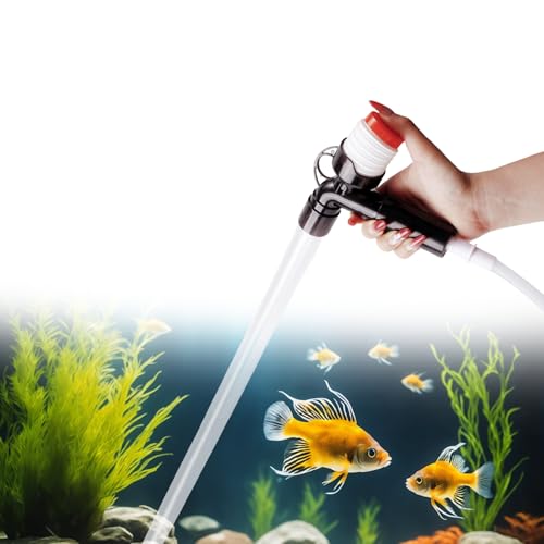 Katomi Mulmsauger Aquarium Reinigungsset, Wasserwechselhilfe mit Schlauch für Bodengrundreinigung, umweltfreundlich & BPA-frei, für Aquarienliebhaber, Einsteiger & Tierfreunde Katomi Mulmsauger Aquarium Reinigungsset, Wasserwechselhilfe mit Schlauch für Bodengrundreinigung, umweltfreundlich & BPA-frei, für Aquarienliebhaber, Einsteiger & Tierfreunde von Katomi
