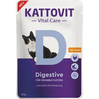 Kattovit Vital Care Digestive Pouches mit Huhn - 12 x 85 g von Kattovit Vital Care