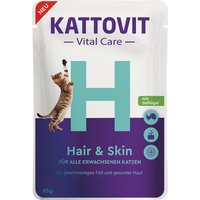Kattovit Vital Care Hair & Skin Pouches mit Geflügel - 12 x 85 g von Kattovit Vital Care