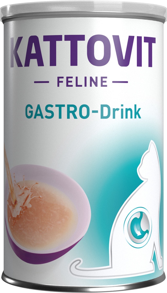 KATTOVIT Drink Gastro 135 Milliliter Katzenspezialfutter von Kattovit