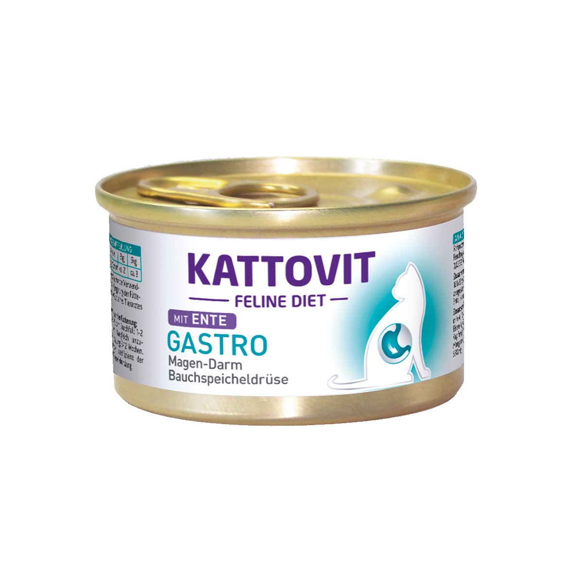 KATTOVIT Feline Diet Gastro Ente 12x85g von Kattovit