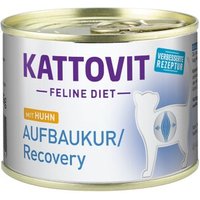 KATTOVIT Feline Diet Nassfutter Katze Aufbaukur Adult Huhn 48x185 g von Kattovit