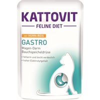 KATTOVIT Feline Diet Nassfutter Katze Gastro Adult Huhn und Reis 96x85 g von Kattovit