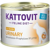 KATTOVIT Feline Diet Nassfutter Katze Urinary Adult Huhn 48x185 g von Kattovit