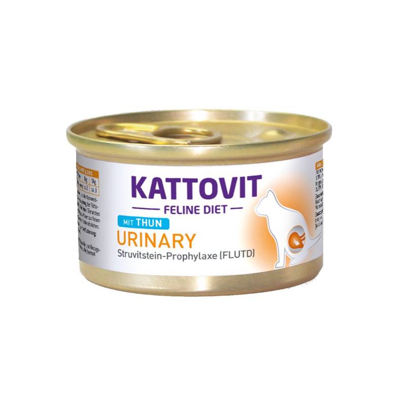 KATTOVIT Feline Diet Urinary Thun 12x85g von Kattovit