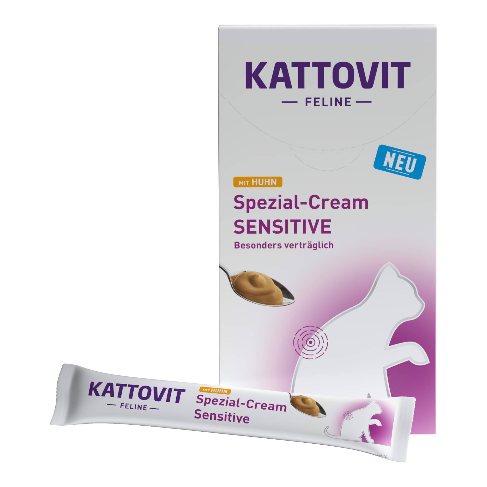KATTOVIT Feline Spezial-Cream SENSITIVE mit Huhn - Sparpaket: 24 x 16 g KATTOVIT Feline Spezial-Cream SENSITIVE mit Huhn - Sparpaket: 24 x 16 g von Kattovit