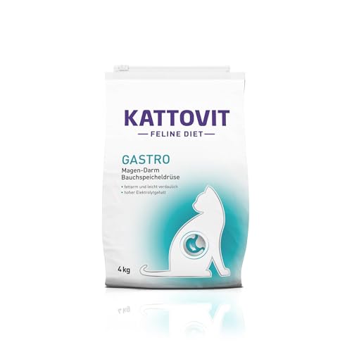 KATTOVIT - Gastro Trockenfutter für Katzen | Katzen-Trockenfutter zur Unterstützung des Magen-Darm-Systems | Diätfutter als Alleinfuttermittel für ausgewachsene Katzen | 4 kg KATTOVIT - Gastro Trockenfutter für Katzen | Katzen-Trockenfutter zur Unterstützung des Magen-Darm-Systems | Diätfutter als Alleinfuttermittel für ausgewachsene Katzen | 4 kg von Kattovit