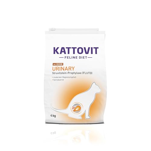 KATTOVIT - Urinary Trockenfutter für Katzen | Katzentrockenfutter für ausgewachsene Katzen mit Harnwegserkrankungen. Diätfutter als Alleinfuttermittel | 4 kg Huhn KATTOVIT - Urinary Trockenfutter für Katzen | Katzentrockenfutter für ausgewachsene Katzen mit Harnwegserkrankungen. Diätfutter als Alleinfuttermittel | 4 kg Huhn von Kattovit