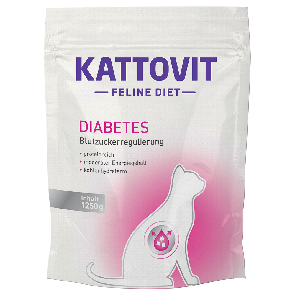 Kattovit Diabetes/Gewicht - Sparpaket: 3 x 1,25 kg von Kattovit
