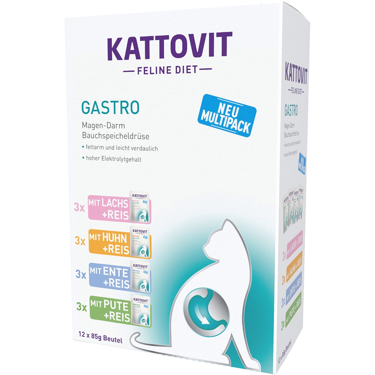 Kattovit GASTRO Multipack 12x85g Kattovit GASTRO Multipack 12x85g von Kattovit