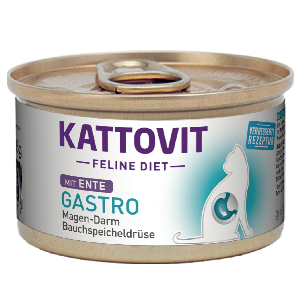 Kattovit Gastro 12 x 85 g - Ente Kattovit Gastro 12 x 85 g - Ente von Kattovit