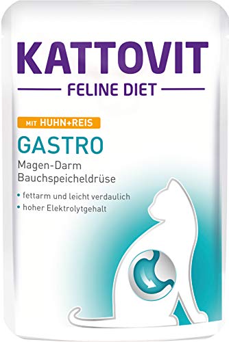 Kattovit Gastro Huhn + Reis 24x85g von Kattovit