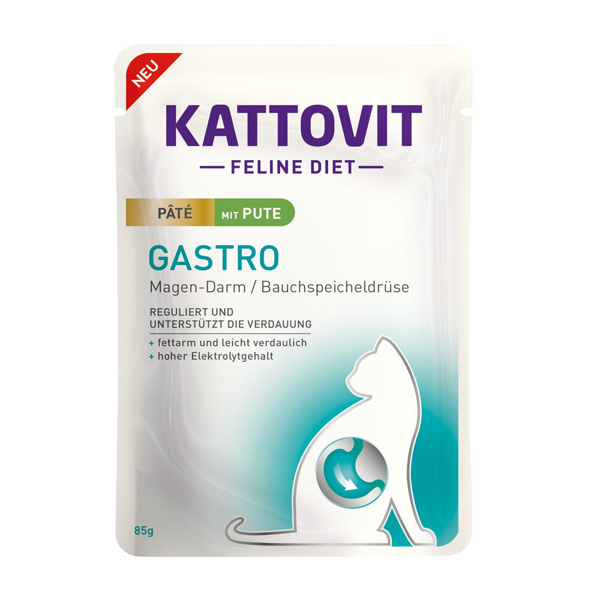 Kattovit Gastro Paté mit Pute 10x85g Kattovit Gastro Paté mit Pute 10x85g von Kattovit