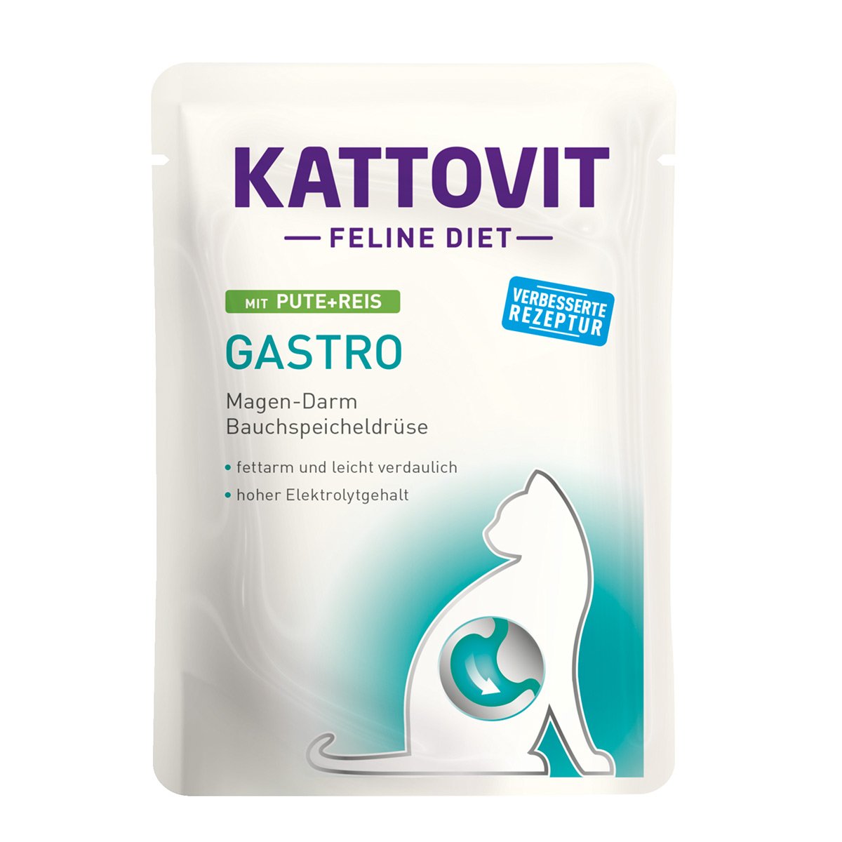 Kattovit Gastro Pute und Reis 24x85g von Kattovit