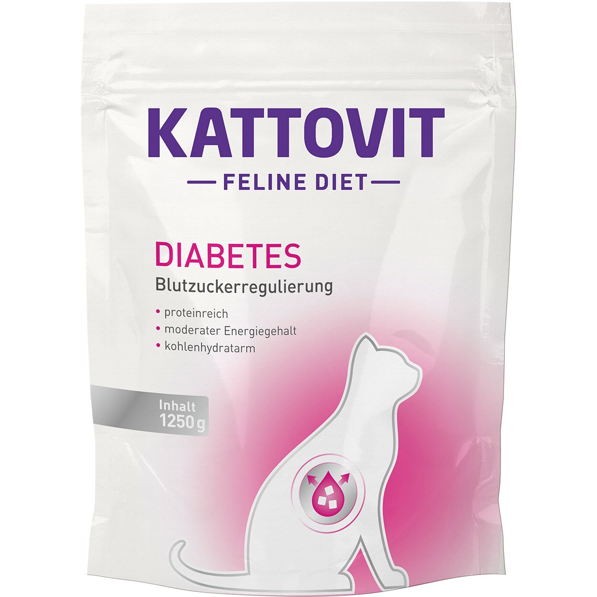 Kattovit Katzenfutter Feline Diabetes/Gewicht 1,25kg von Kattovit