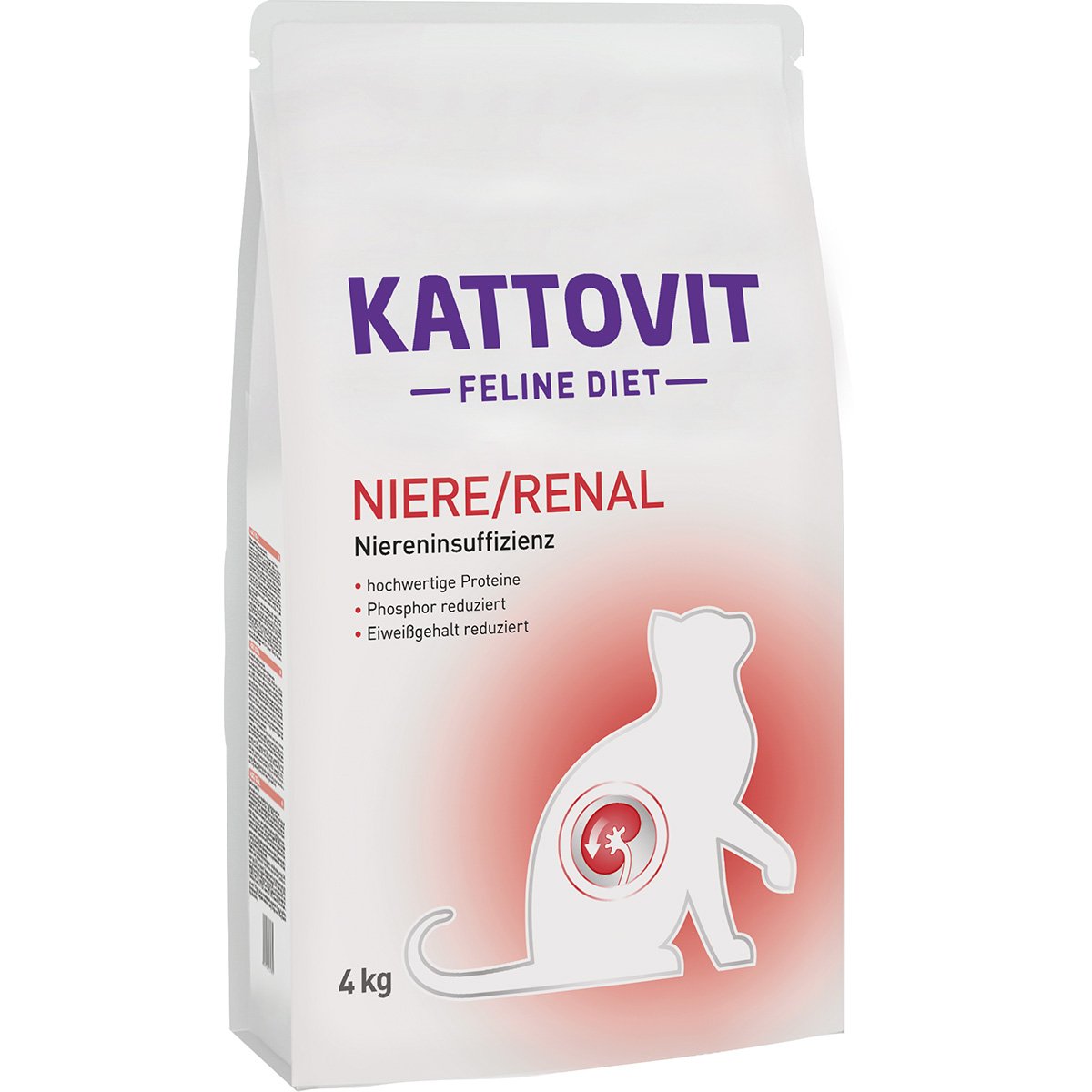 Kattovit Katzenfutter Feline Diet Niere/Renal 4kg von Kattovit