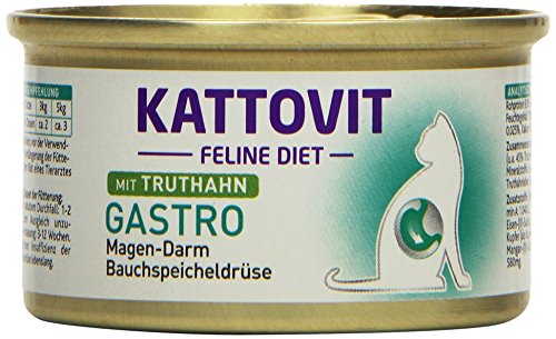 Kattovit Katzenfutter Gastro Truthahn 85 g, 24er Pack (24 x 85 g) von Kattovit