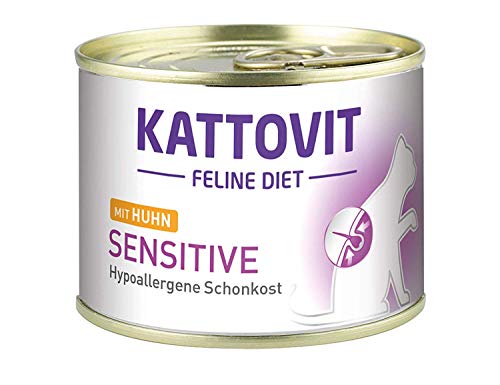 Kattovit Katzenfutter Sensitive Protein 175 g, 12er Pack (12 x 175 g) von Kattovit