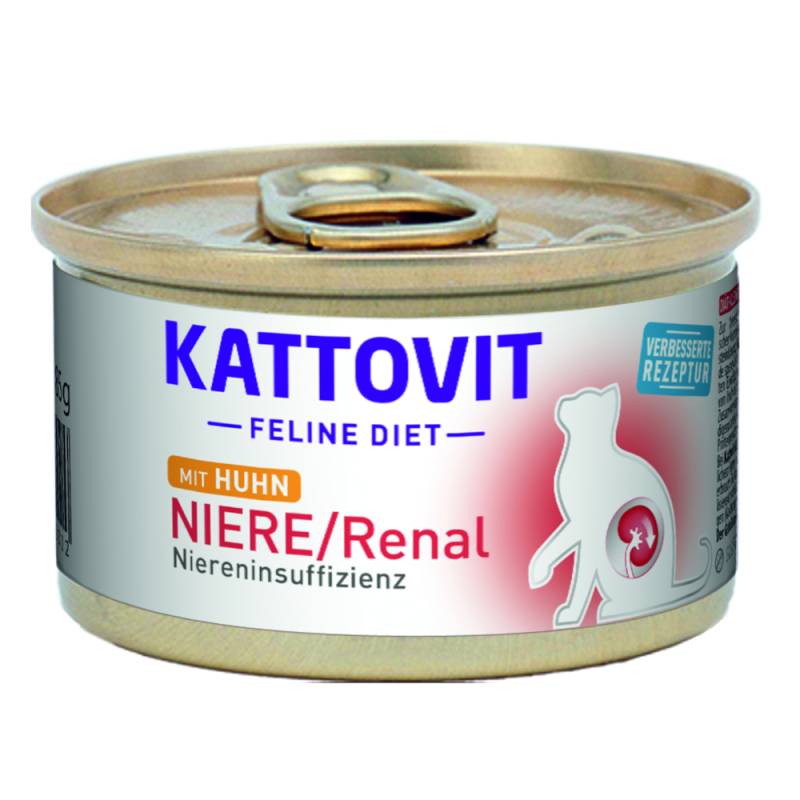 Kattovit Niere/Renal 12 x 85 g - Huhn von Kattovit