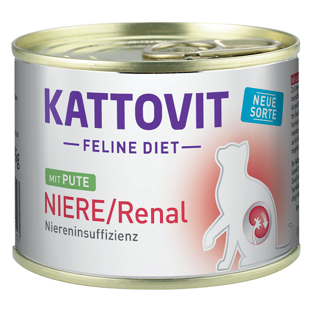 Kattovit Niere/Renal 185 g - Pute (6 x 185 g) Kattovit Niere/Renal 185 g - Pute (6 x 185 g) von Kattovit