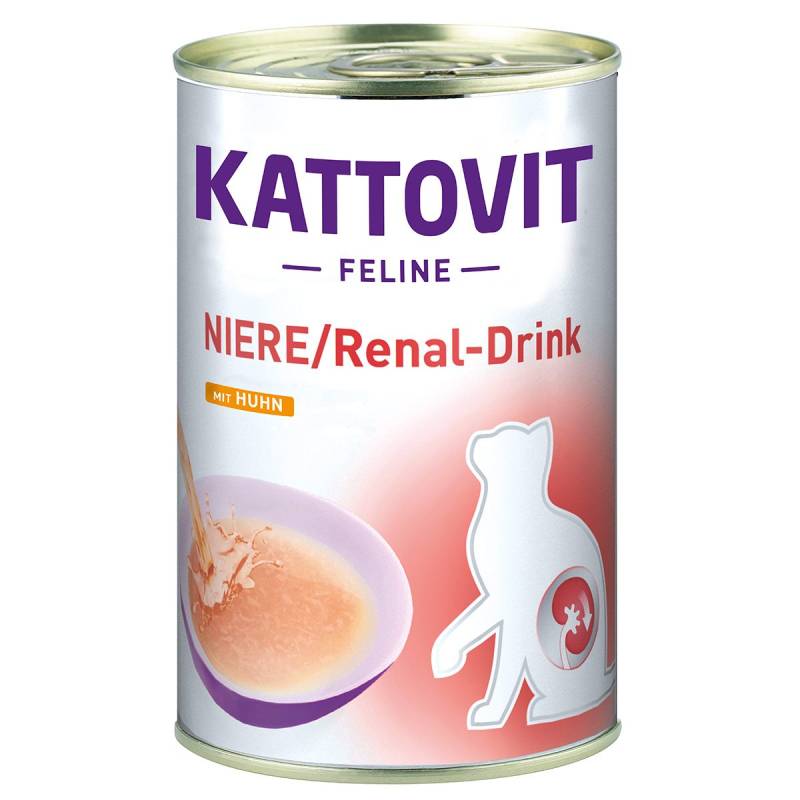 Kattovit Niere/Renal-Drink mit Huhn 12x135ml von Kattovit