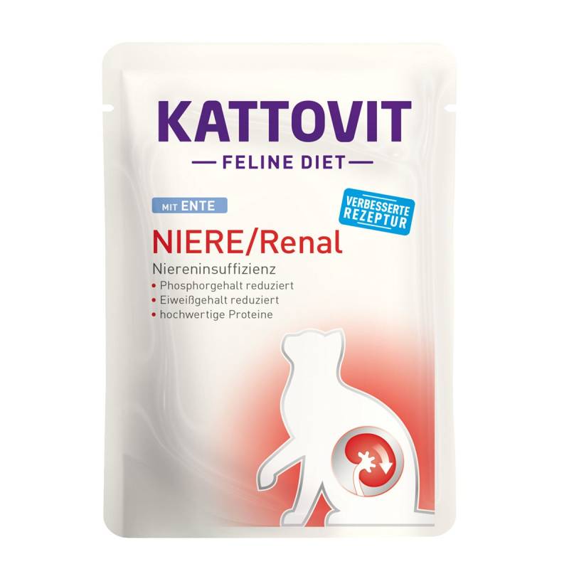 Kattovit Niere/Renal Ente 24x85g von Kattovit