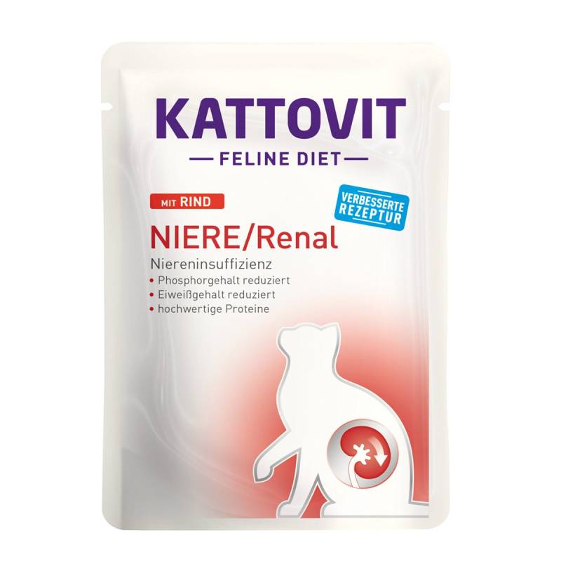 Kattovit Niere/Renal Rind 24x85g von Kattovit