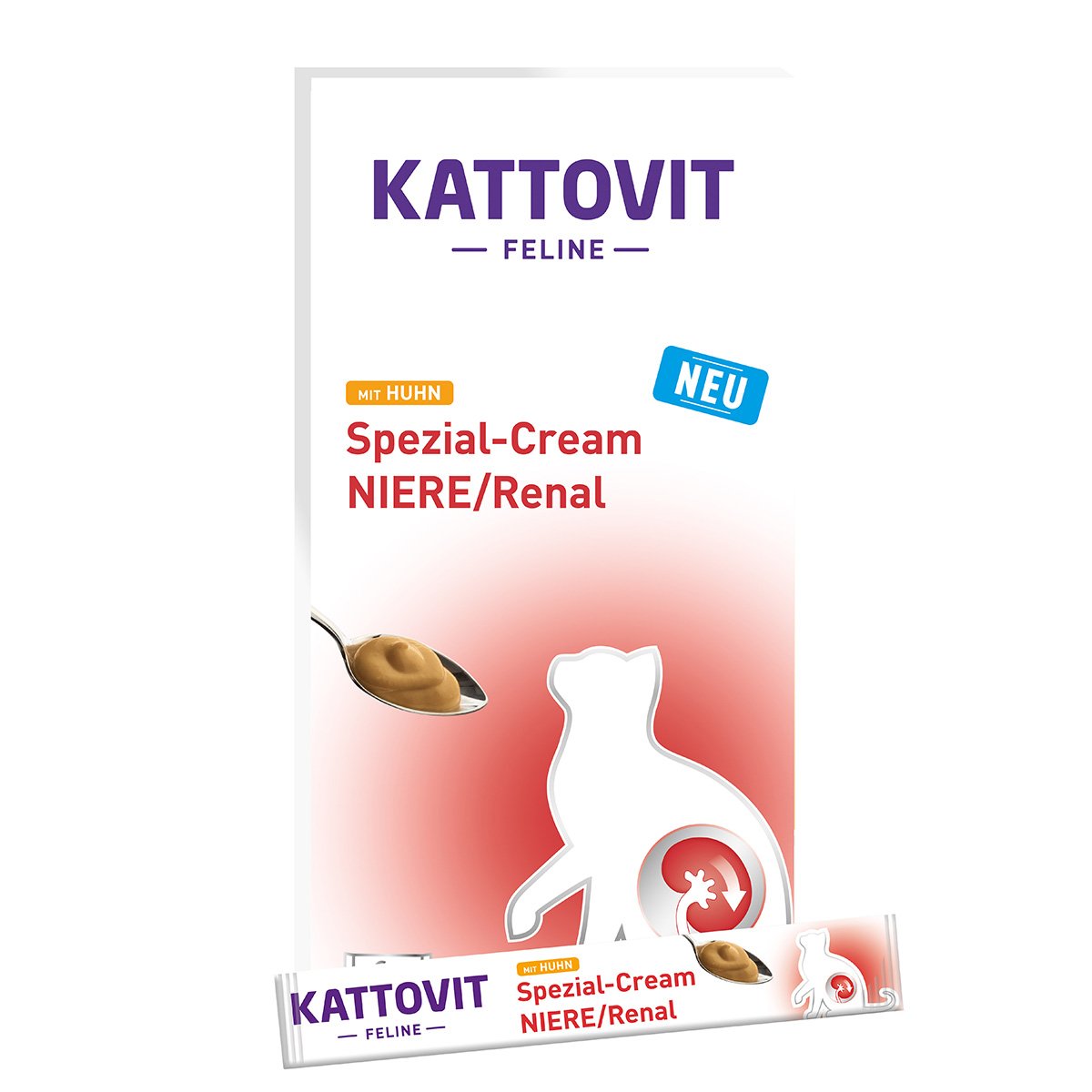 Kattovit Spezial-Cream Niere/Renal Huhn 11x6x15g Kattovit Spezial-Cream Niere/Renal Huhn 11x6x15g von Kattovit