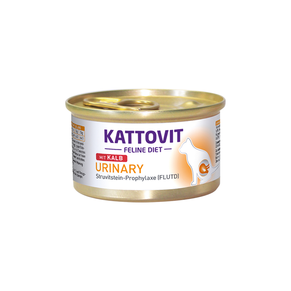 Kattovit Urinary 12 x 85 g - Kalb von Kattovit