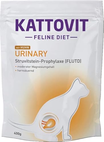 Kattovit - Urinary Huhn - Trockenfutter für Katzen bei Struvitsteinen - 1 x 400 g Kattovit - Urinary Huhn - Trockenfutter für Katzen bei Struvitsteinen - 1 x 400 g von Kattovit