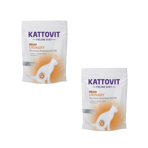 Kattovit - Urinary Huhn - Trockenfutter für Katzen bei Struvitsteinen - Doppelpack - 2 x 400 g von Kattovit