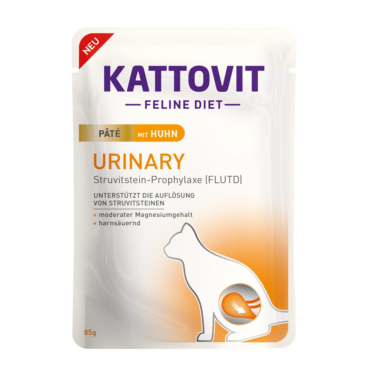Kattovit Urinary Paté mit Huhn 10x85g von Kattovit