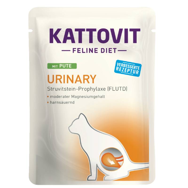 Kattovit Urinary Pouch 24 x 85 g - Pute von Kattovit