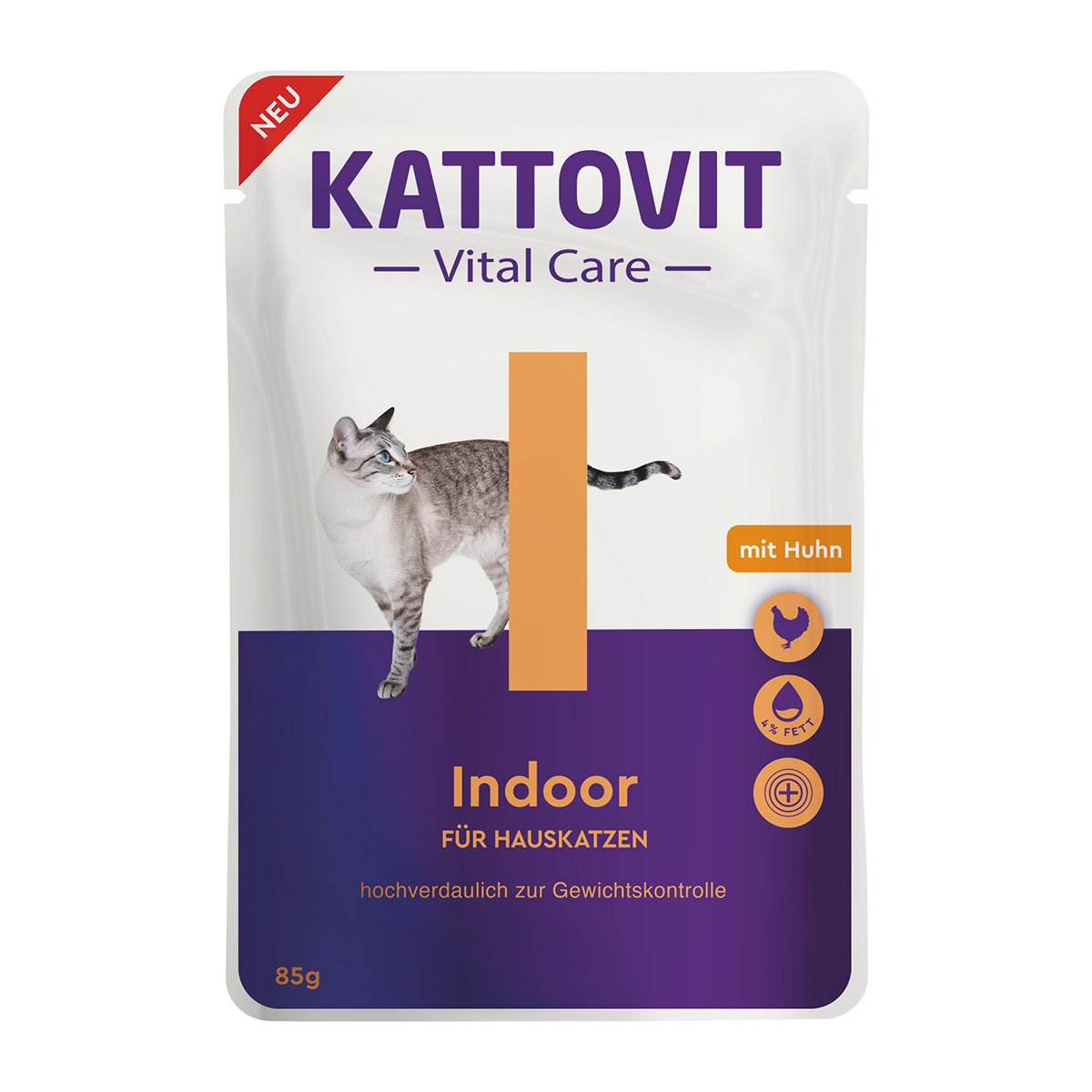 Kattovit Vital Care Indoor Pouches 12x85g Kattovit Vital Care Indoor Pouches 12x85g von Kattovit