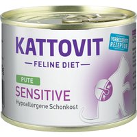 Sparpaket Kattovit Spezialdiät 24 x 185 g - Sensitive Pute (24 x 185 g) von Kattovit