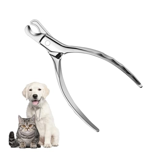 Katyjun Edelstahl Krallenschere für Hunde, Hunde Krallenschneider Scharfe Klinge, Katzen Nagelschere rutschfeste von Katyjun
