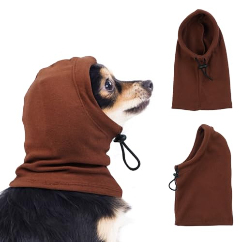 Katzinst Hunde-Schlauchschal für Den Hals und Ohrenwärmer für Hunde, Ohrenschützer, Angstlinderung und Beruhigung von Hundeohren, Warmer Winter-Haustier-Schlauchschal, Reduziert Lärm,Kaffee,S Katzinst Hunde-Schlauchschal für Den Hals und Ohrenwärmer für Hunde, Ohrenschützer, Angstlinderung und Beruhigung von Hundeohren, Warmer Winter-Haustier-Schlauchschal, Reduziert Lärm,Kaffee,S von Katzinst