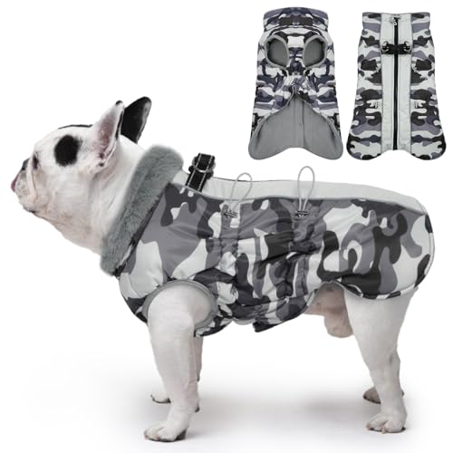 Katzinst Hunde Wintermantel, Ärmellose Wasserbeständig Hundejacke Reflektierend Hundejacke mit Bauchschutz Hundebekleidung Outfit Hundemantel für Mittelittelgroße Hunde, Französische Bulldogge, L Katzinst Hunde Wintermantel, Ärmellose Wasserbeständig Hundejacke Reflektierend Hundejacke mit Bauchschutz Hundebekleidung Outfit Hundemantel für Mittelittelgroße Hunde, Französische Bulldogge, L von Katzinst