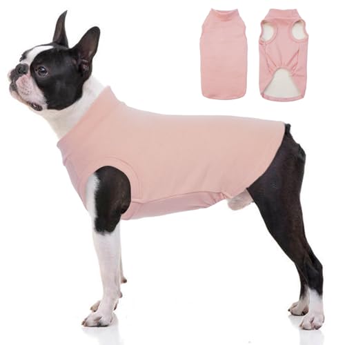 Katzinst Hundepullover Fleece Weste Dehnbares und Warmes Sweatshirt Hunde T-Shirt Hundeweste für Kleine Hunde Pullover für Französische Bulldoggen Bichons Rosa L Katzinst Hundepullover Fleece Weste Dehnbares und Warmes Sweatshirt Hunde T-Shirt Hundeweste für Kleine Hunde Pullover für Französische Bulldoggen Bichons Rosa L von Katzinst
